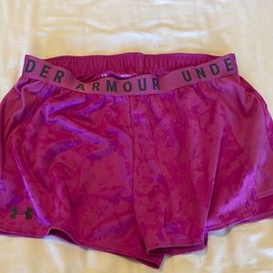 Under Armour women’s running shorts.